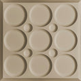 Cast and Bevel - Ellipses Ceiling Tile (2x2) Latte Drop-In 15 16"