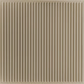 Cast and Bevel - Linear Luxe Ceiling Tile (2x2) Latte Drop-In 15 16"