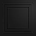 Cast and Bevel - Mod Square Ceiling Tile (2x2) Black Drop-In 15 16"