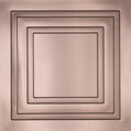 Cast and Bevel - Mod Square Ceiling Tile (2x2) Copper Drop-In 15 16"