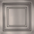 Cast and Bevel - Mod Square Ceiling Tile (2x2) Tin Drop-In 15 16"
