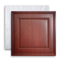 Cast and Bevel - Modern Grid Acoustic Ceiling Tile NRC.50 (2x2) Cherry Wood Drop-In 15 16"