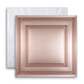 Cast and Bevel - Modern Grid Acoustic Ceiling Tile NRC.50 (2x2) Copper Drop-In 15 16"