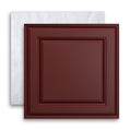 Cast and Bevel - Modern Grid Acoustic Ceiling Tile NRC.50 (2x2) Merlot Drop-In 15 16"