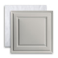 Cast and Bevel - Modern Grid Acoustic Ceiling Tile NRC.50 (2x2) Stone Drop-In 15 16"