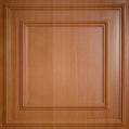 Cast and Bevel - Noble Square Ceiling Tile (2x2) Caramel Wood