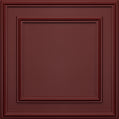 Cast and Bevel - Noble Square Ceiling Tile (2x2) Merlot
