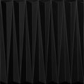 Cast and Bevel - Origami Darts Ceiling Tile (2x2) Black Drop-In 15 16"