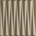 Cast and Bevel - Origami Darts Ceiling Tile (2x2) Latte Drop-In 15 16"