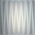 Cast and Bevel - Origami Darts Ceiling Tile (2x2) Translucent Drop-In 15 16"