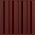 Cast and Bevel - Parallel Ceiling Tile (2x2) Merlot Drop-In 15 16"