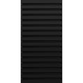 Cast and Bevel - Parallel Ceiling Tile (2x4) Black Drop-In 15 16"