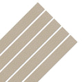 Cast and Bevel - Smooth Strips (25-Pack) Latte