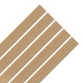 Cast and Bevel - Smooth Strips (25-Pack) Sandal Wood