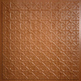 Cast and Bevel - Atomic Starburst Ceiling Tile (2x2) Caramel Wood