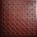 Cast and Bevel - Atomic Starburst Ceiling Tile (2x2) Cherry Wood