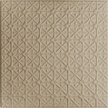 Cast and Bevel - Atomic Starburst Ceiling Tile (2x2) Latte