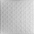 Cast and Bevel - Atomic Starburst Ceiling Tile (2x2) White