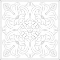 Cast and Bevel - Baroque Ceiling Tile (2x2) Frosted Drop-In 15 16"