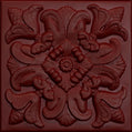 Cast and Bevel - Baroque Ceiling Tile (2x2) Merlot Drop-In 15 16"