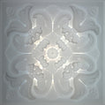 Cast and Bevel - Baroque Ceiling Tile (2x2) Translucent Drop-In 15 16"