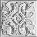 Cast and Bevel - Baroque Ceiling Tile (2x2) White Drop-In 15 16"