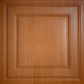 Cast and Bevel - Contemporary Ceiling Tile (2x2) Caramel Wood Drop-In 16"