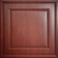 Cast and Bevel - Contemporary Ceiling Tile (2x2) Cherry Wood Drop-In 16"