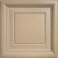 Cast and Bevel - Coffered Square Ceiling Tile (2x2) Sandal Wood Drop-In 16"