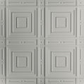 Cast and Bevel - Concentric Squares Ceiling or Wall Tile (2x2) Stone Glue-Up No Grid