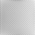 Cast and Bevel - Dappled Diamond Ceiling Tile (2x2) White