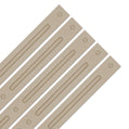 Cast and Bevel - Decorative Strips (25-Pack) Latte