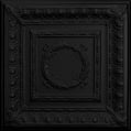 Cast and Bevel - Egg & Dart Ceiling Tile (2x2) Black