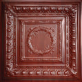 Cast and Bevel - Egg & Dart Ceiling Tile (2x2) Cherry Wood