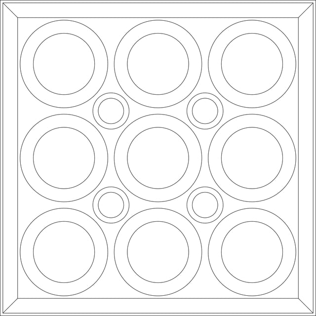 Ellipses Ceiling Tile (2x2)