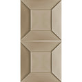 Cast and Bevel - Facet Cut Ceiling Tile (2x4) Latte Drop-In 15 16"