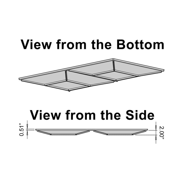 Facet Cut Ceiling Tile (2x4)