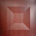 Cast and Bevel - Faint Illusion Ceiling Tile (2x2) Cherry Wood Drop-In 15 16"