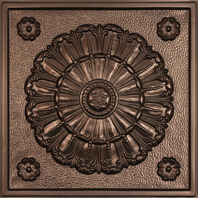 Floral Medallion Ceiling Tile (2x2)