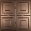 Cast and Bevel - Foursquare Ceiling Tile (2x2) Bronze