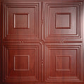 Cast and Bevel - Foursquare Ceiling Tile (2x2) Cherry Wood