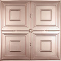 Cast and Bevel - Foursquare Ceiling Tile (2x2) Copper