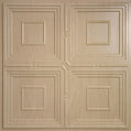 Cast and Bevel - Foursquare Ceiling Tile (2x2) Sandal Wood