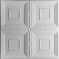 Cast and Bevel - Foursquare Ceiling Tile (2x2) White