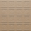 Cast and Bevel - French Quarter Ceiling or Wall Tile (2x2) Sandal Wood Glue-Up No Grid