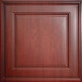 Cast and Bevel - Sample - Modern Grid (2x2) Cherry Wood