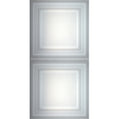 Cast and Bevel - Modern Grid Ceiling Tile (2x4) Translucent Drop-In 15 16"
