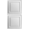 Cast and Bevel - Modern Grid Ceiling Tile (2x4) White Drop-In 15 16"