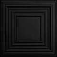 Cast and Bevel - Nested Grid Ceiling Tile (2x2) Black