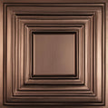 Cast and Bevel - Nested Grid Ceiling Tile (2x2) Bronze